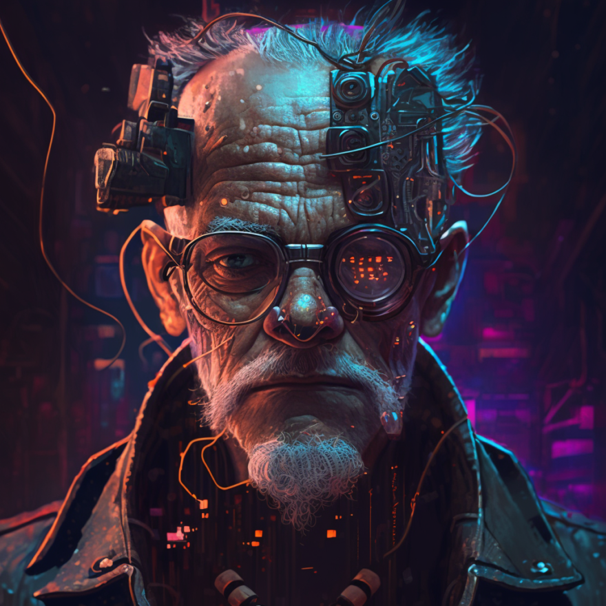 Cyberpunk Freud – NFT - Carl Paris NFT