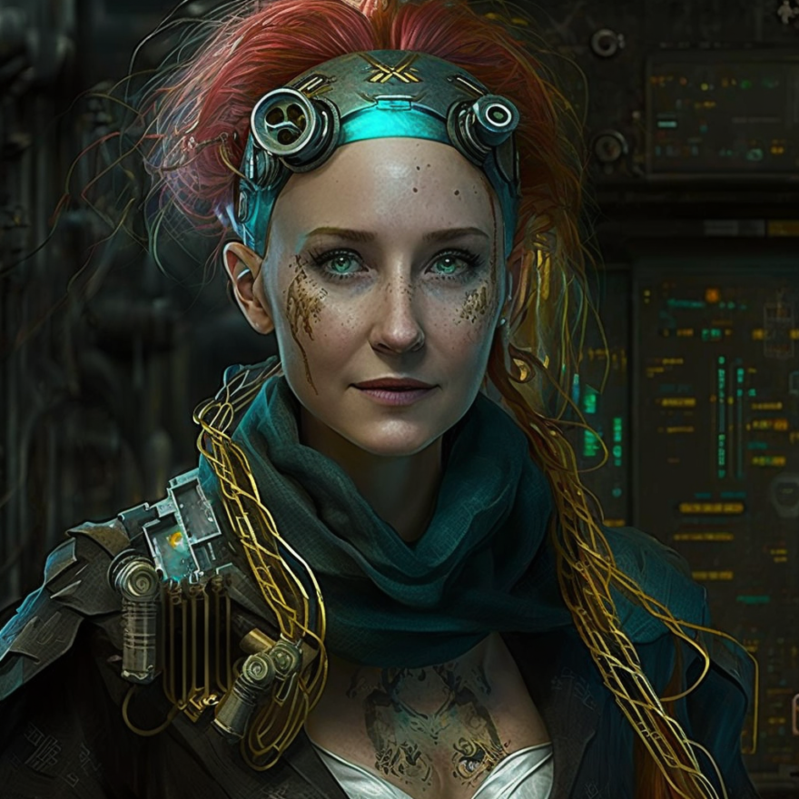 Cyberpunk J.K. Rowling – NFT - Carl Paris NFT